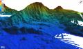 3D View with GRASS of Loihi Multibeam 